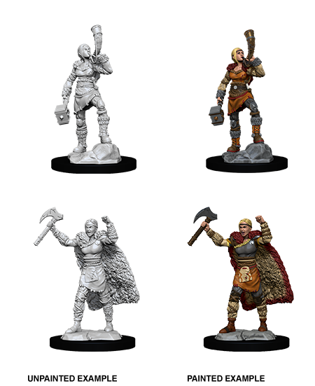 D&D Nolzur's Marvelous Miniatures: Human Barbarian | Gamer Loot