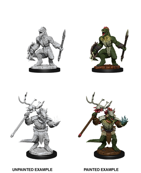 D&D Nolzur's Marvelous Miniatures: Lizardfolk & Lizardfolk Shaman | Gamer Loot