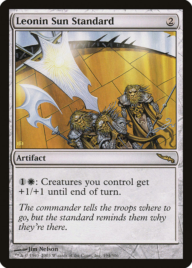 Leonin Sun Standard [Mirrodin] | Gamer Loot