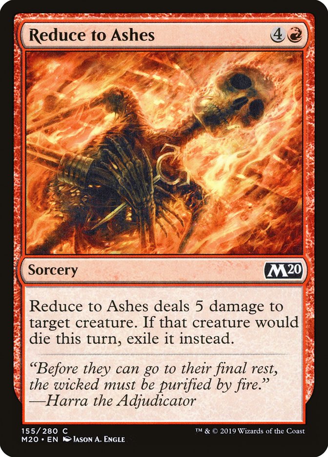 Reduce to Ashes [Core Set 2020] | Gamer Loot