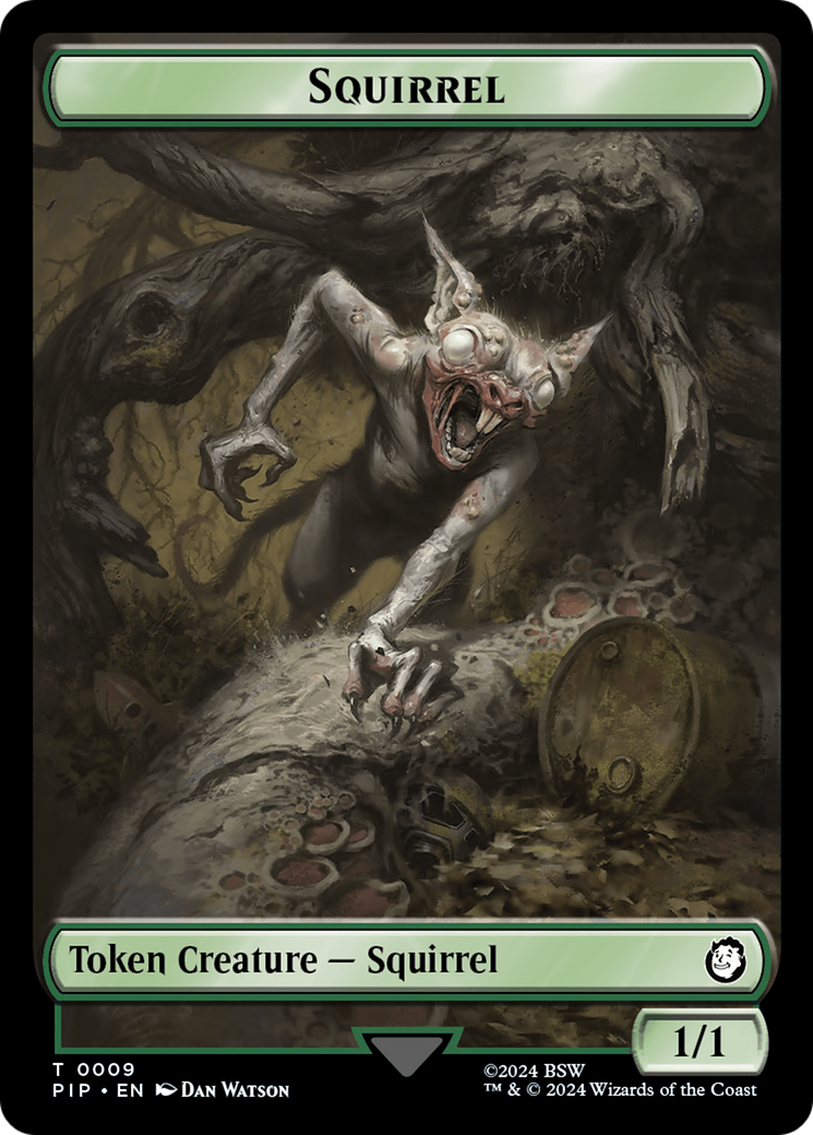 Junk // Squirrel Double-Sided Token [Fallout Tokens] | Gamer Loot