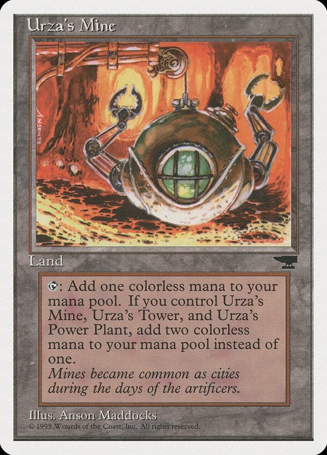 Urza's Mine (Orange Background) [Chronicles] | Gamer Loot