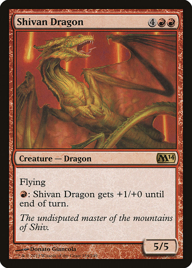 Shivan Dragon [Magic 2014] | Gamer Loot