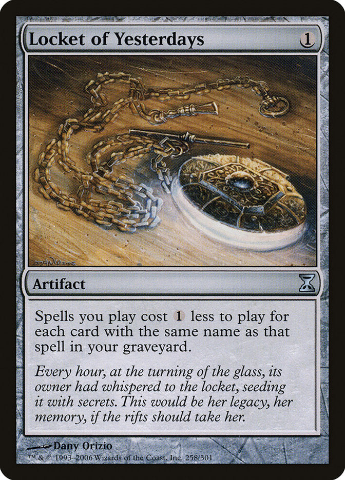 Locket of Yesterdays [Time Spiral] | Gamer Loot