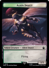 Alien Angel // Alien Insect Double-Sided Token [Doctor Who Tokens] | Gamer Loot
