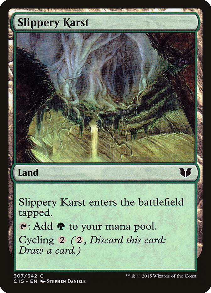 Slippery Karst [Commander 2015] | Gamer Loot