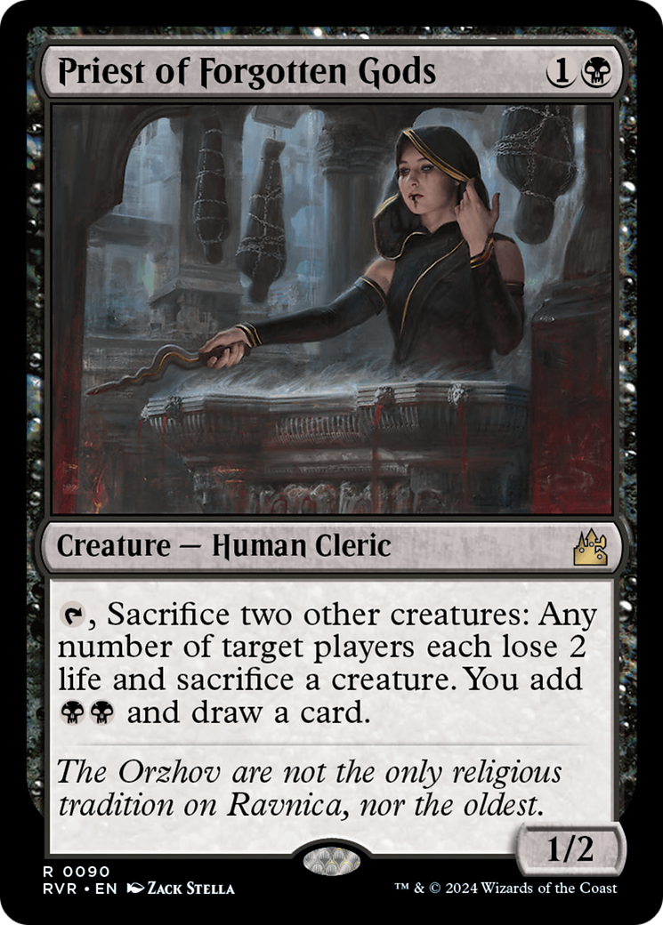 Priest of Forgotten Gods [Ravnica Remastered] | Gamer Loot