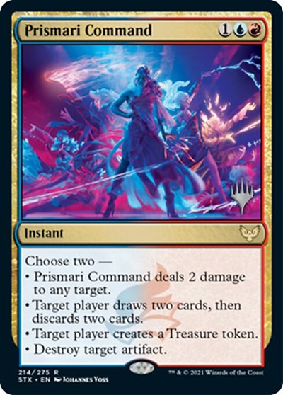 Prismari Command (Promo Pack) [Strixhaven: School of Mages Promos] | Gamer Loot