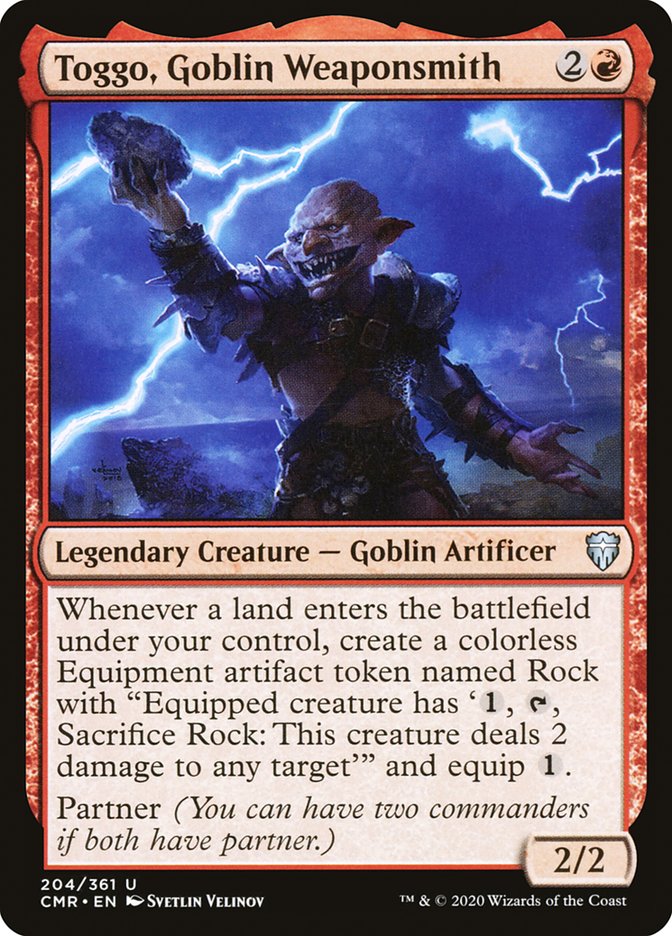 Toggo, Goblin Weaponsmith [Commander Legends] | Gamer Loot