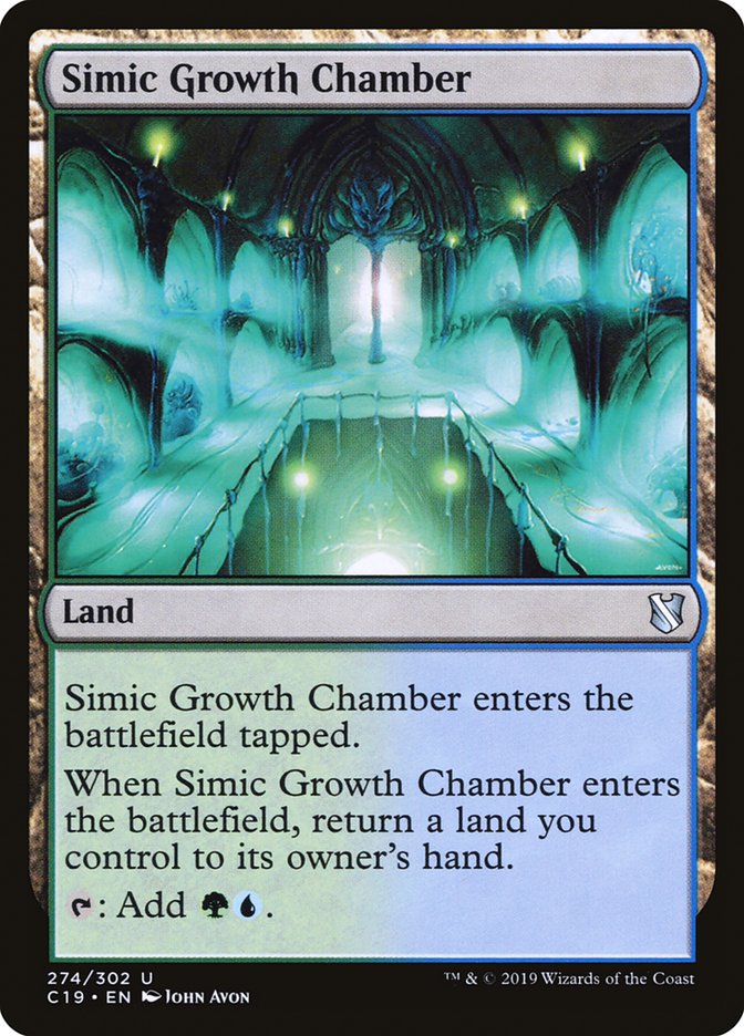 Simic Growth Chamber [Commander 2019] | Gamer Loot