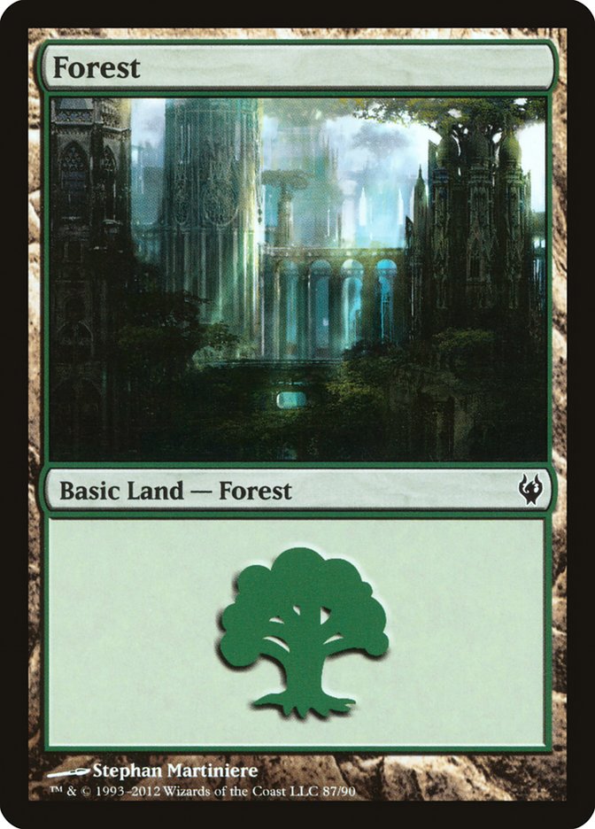 Forest (87) [Duel Decks: Izzet vs. Golgari] | Gamer Loot