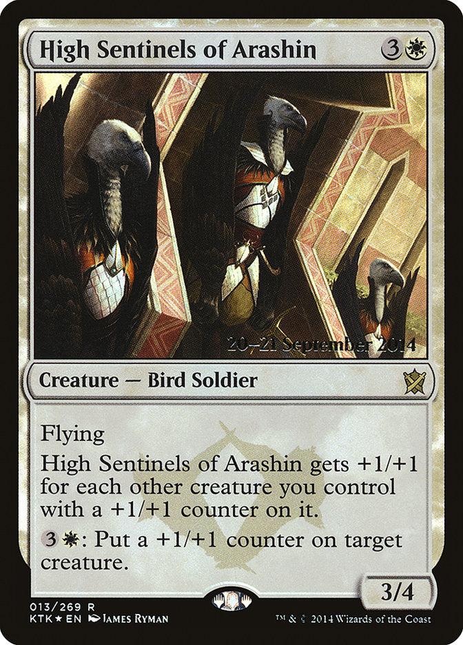 High Sentinels of Arashin  [Khans of Tarkir Prerelease Promos] | Gamer Loot