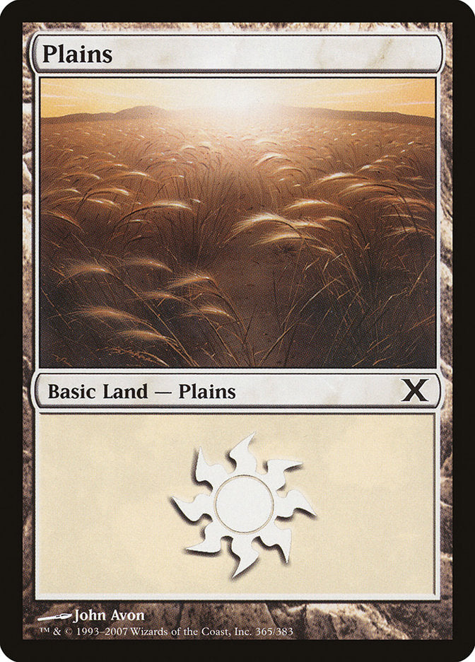 Plains (365) [Tenth Edition] | Gamer Loot