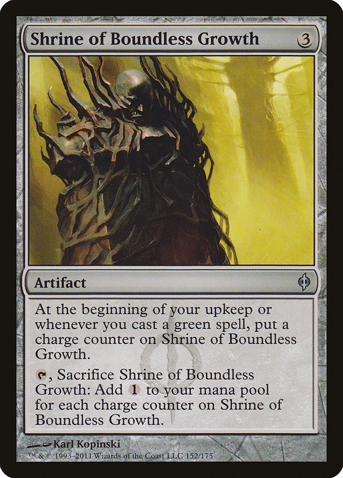 Shrine of Boundless Growth [New Phyrexia] | Gamer Loot