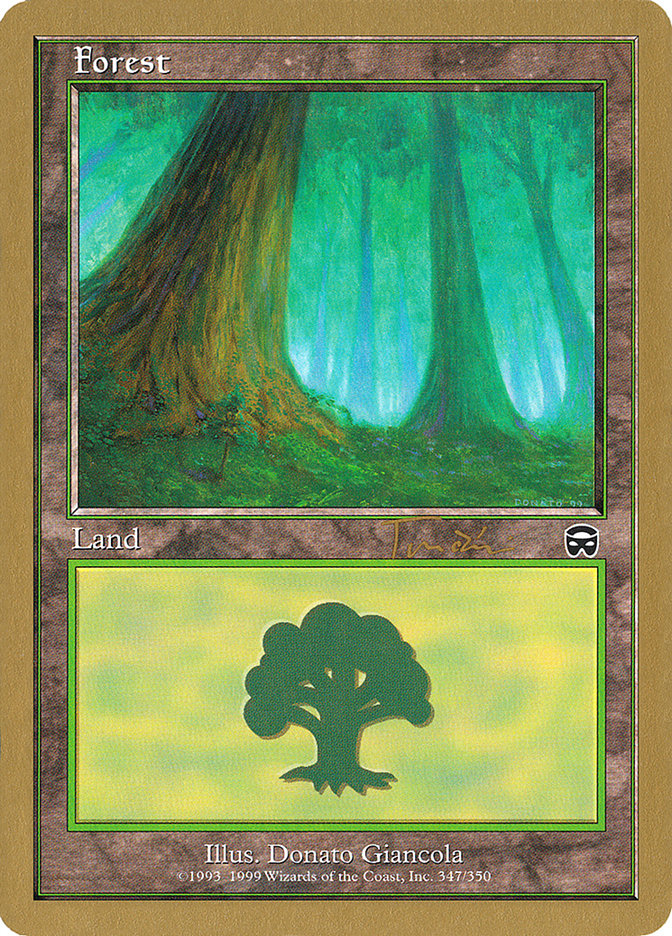 Forest (jt347a) (Jan Tomcani) [World Championship Decks 2001] | Gamer Loot