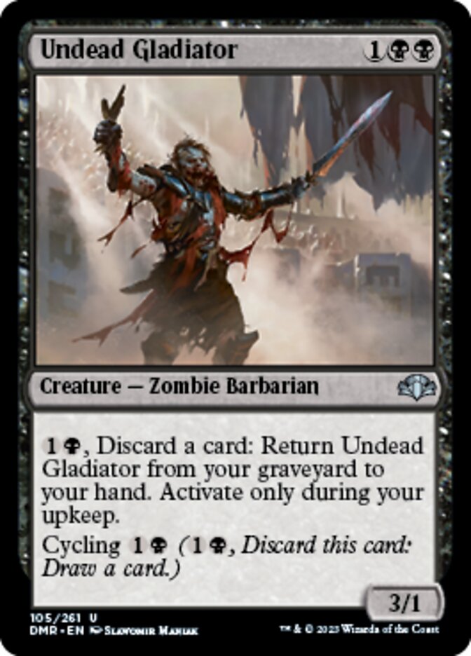 Undead Gladiator [Dominaria Remastered] | Gamer Loot