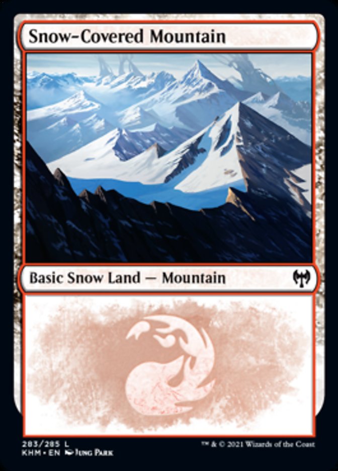 Snow-Covered Mountain (283) [Kaldheim] | Gamer Loot