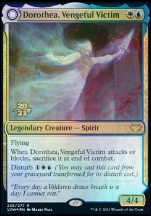 Dorothea, Vengeful Victim // Dorothea's Retribution [Innistrad: Crimson Vow Prerelease Promos] | Gamer Loot