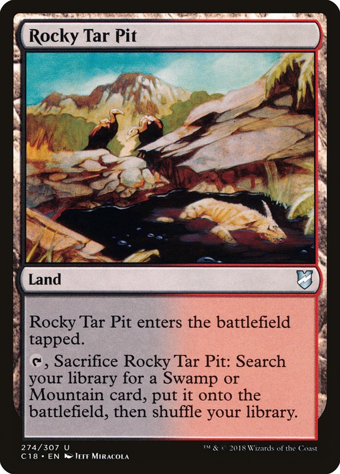 Rocky Tar Pit [Commander 2018] | Gamer Loot