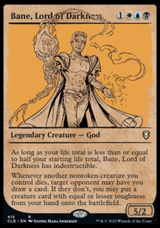 Bane, Lord of Darkness (Showcase) [Commander Legends: Battle for Baldur's Gate] | Gamer Loot