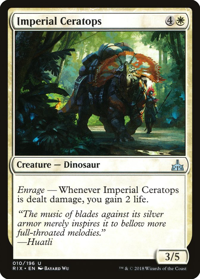 Imperial Ceratops [Rivals of Ixalan] | Gamer Loot