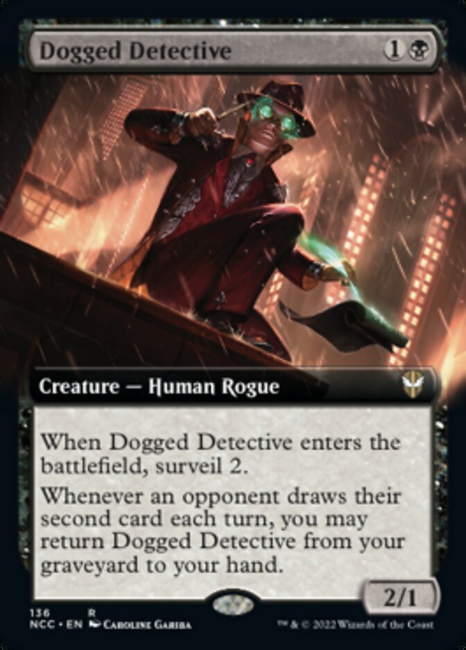 Dogged Detective (Extended Art) [Streets of New Capenna Commander] | Gamer Loot
