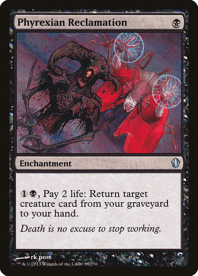 Phyrexian Reclamation [Commander 2013] | Gamer Loot