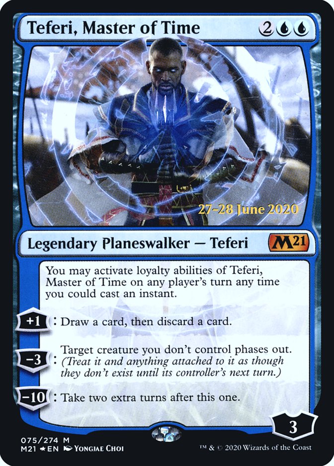 Teferi, Master of Time [Core Set 2021 Prerelease Promos] | Gamer Loot