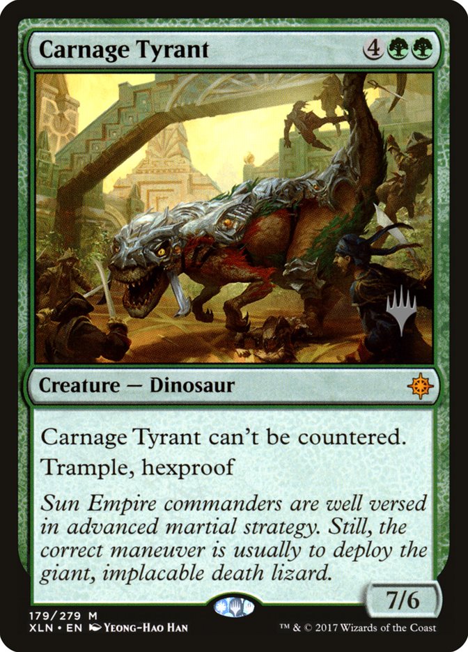 Carnage Tyrant (Promo Pack) [Ixalan Promos] | Gamer Loot