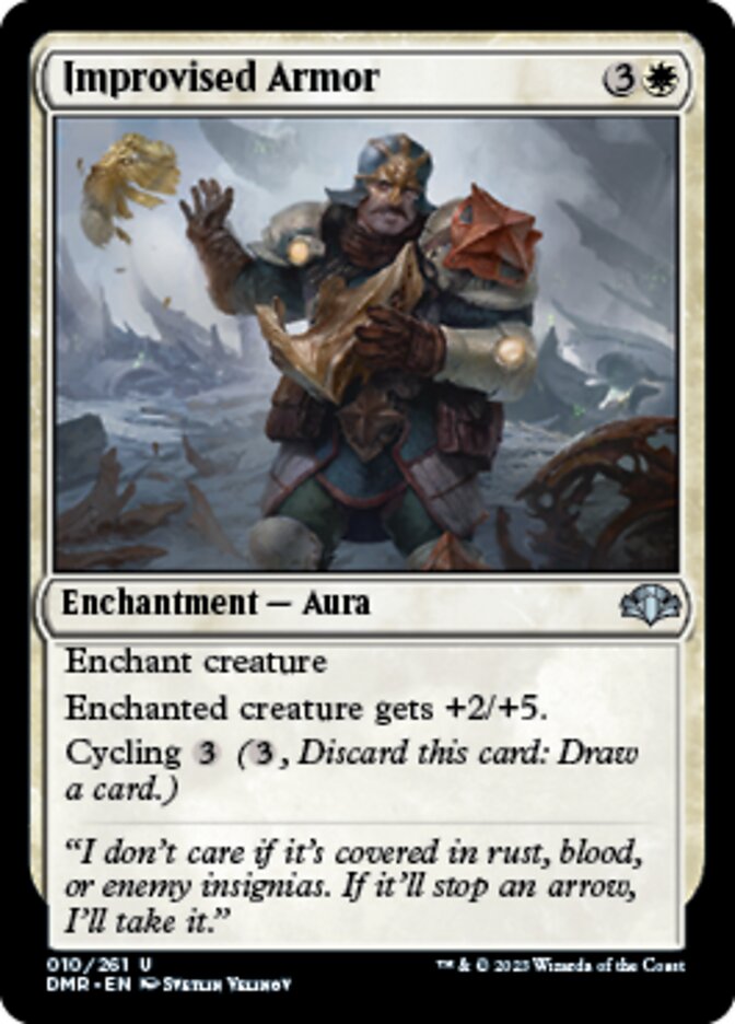 Improvised Armor [Dominaria Remastered] | Gamer Loot