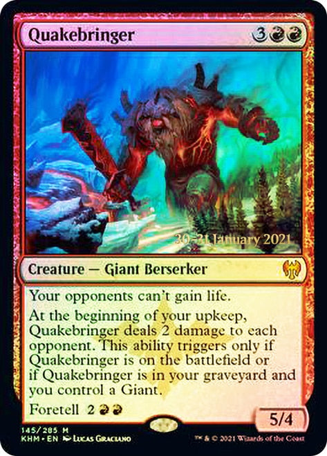 Quakebringer [Kaldheim Prerelease Promos] | Gamer Loot