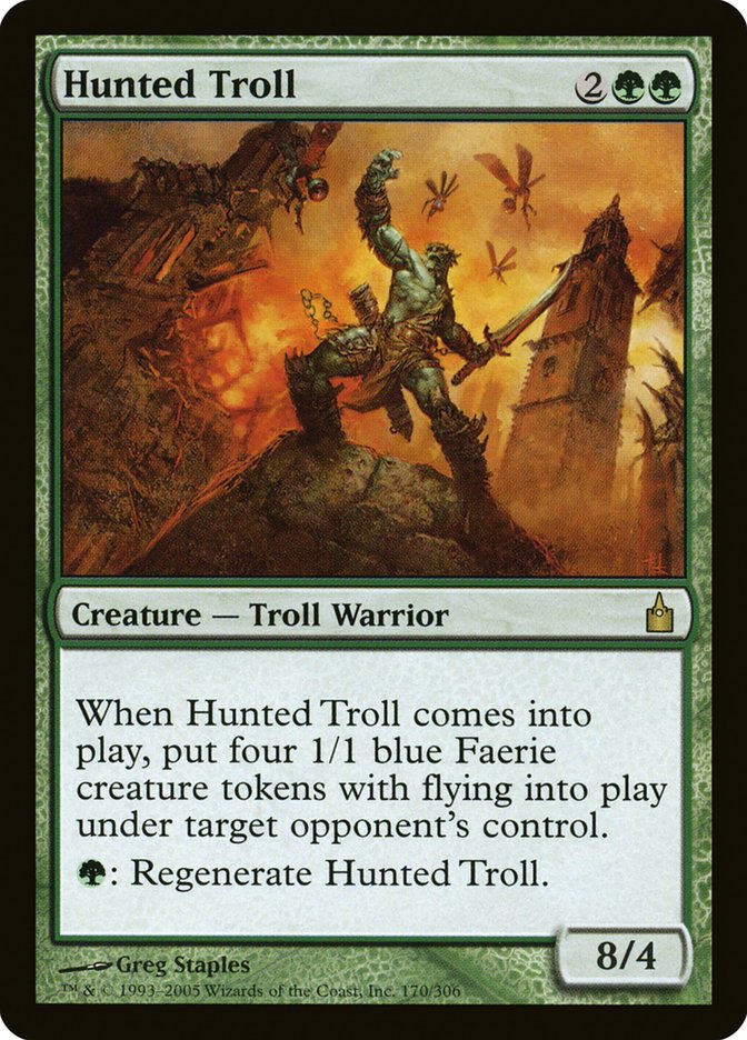 Hunted Troll [Ravnica: City of Guilds] | Gamer Loot