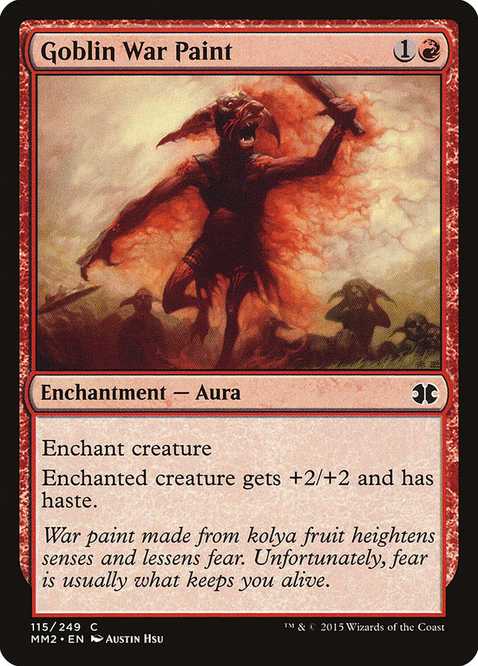 Goblin War Paint [Modern Masters 2015] | Gamer Loot