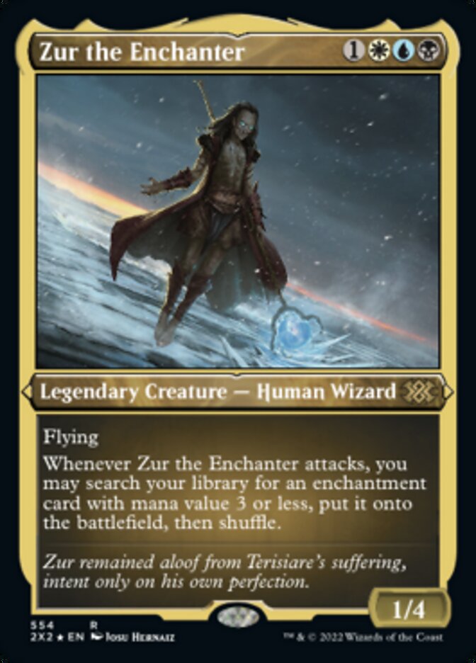 Zur the Enchanter (Foil Etched) [Double Masters 2022] | Gamer Loot