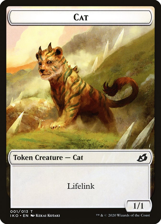 Cat [Ikoria: Lair of Behemoths Tokens] | Gamer Loot