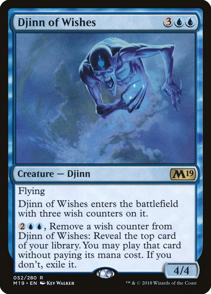 Djinn of Wishes [Core Set 2019] | Gamer Loot