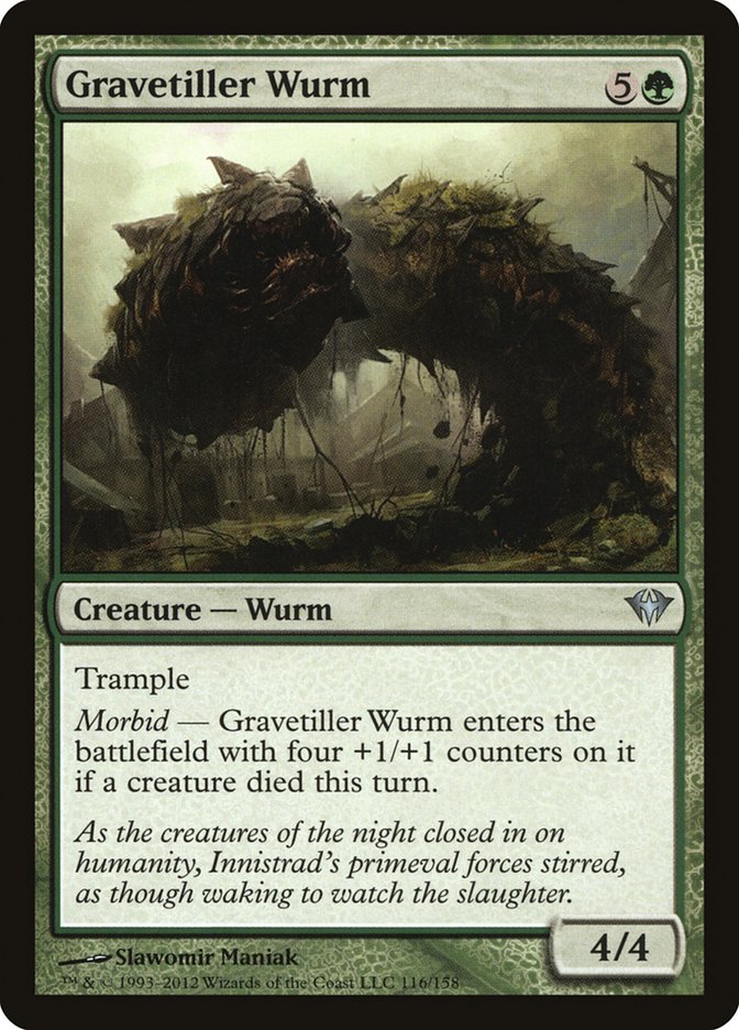 Gravetiller Wurm [Dark Ascension] | Gamer Loot