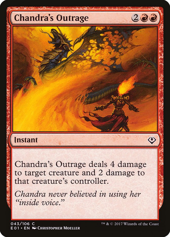 Chandra's Outrage [Archenemy: Nicol Bolas] | Gamer Loot