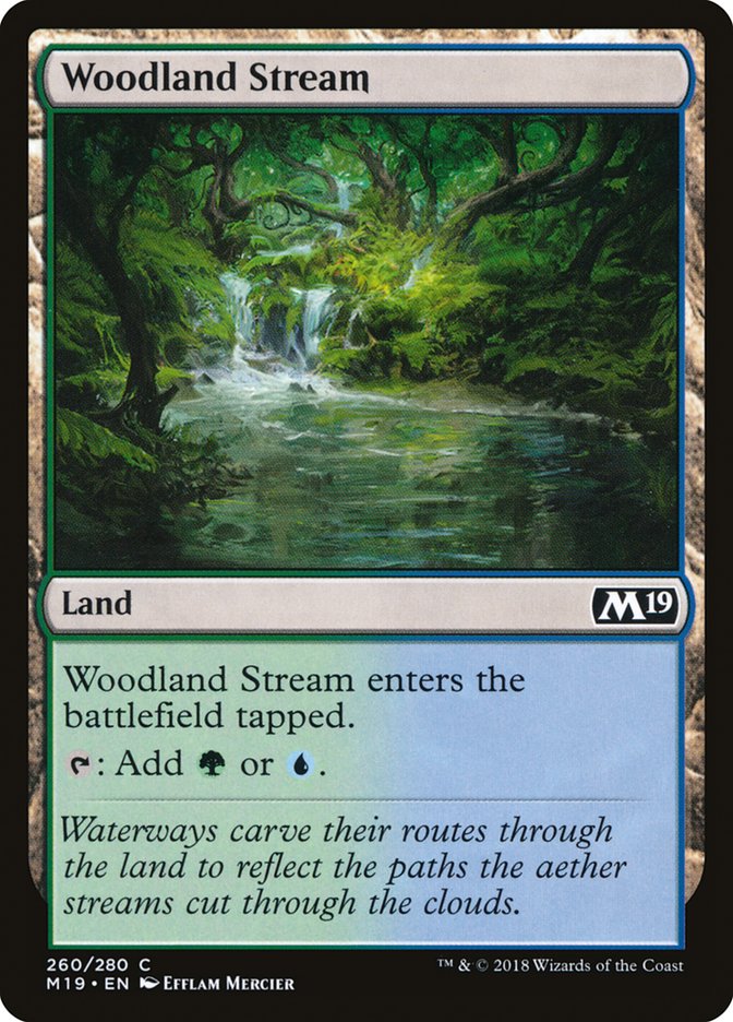 Woodland Stream [Core Set 2019] | Gamer Loot