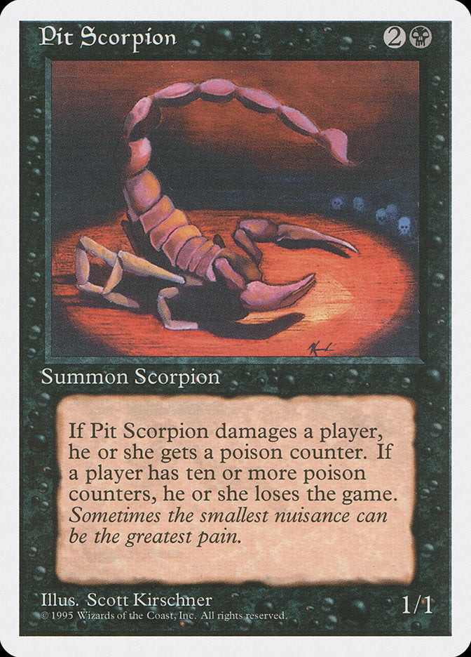 Pit Scorpion [Fourth Edition] | Gamer Loot