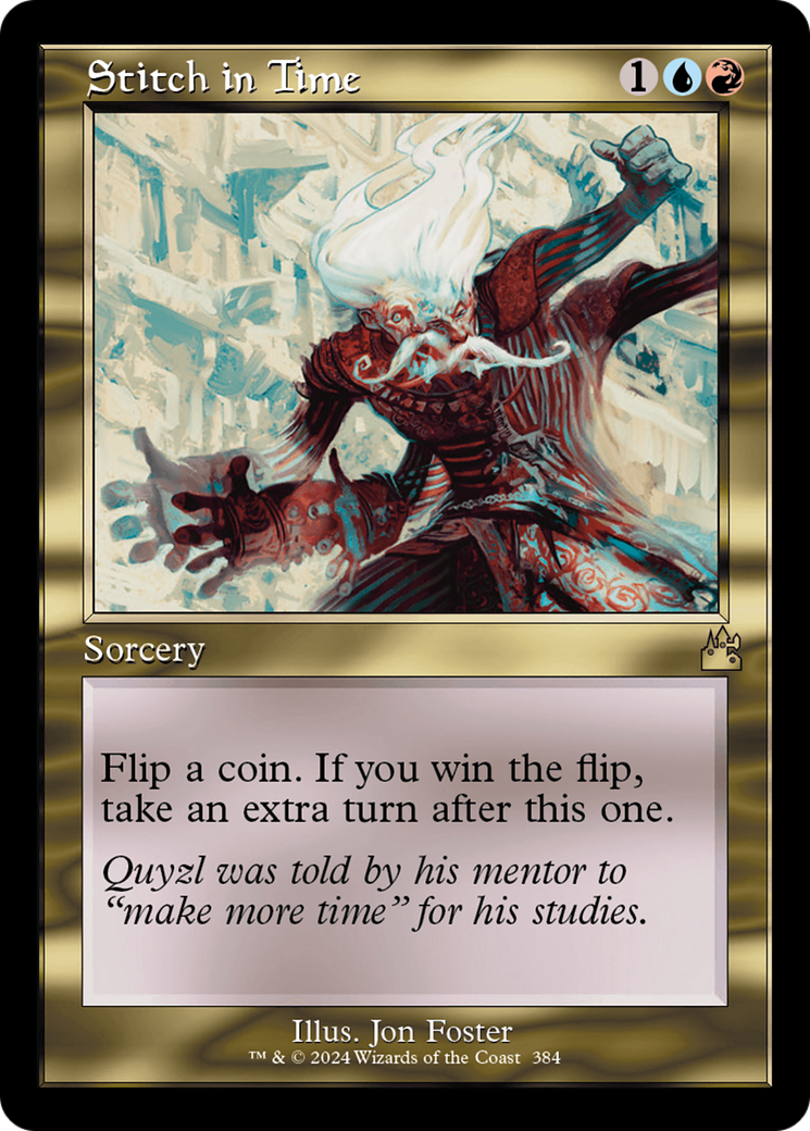Stitch in Time (Retro Frame) [Ravnica Remastered] | Gamer Loot