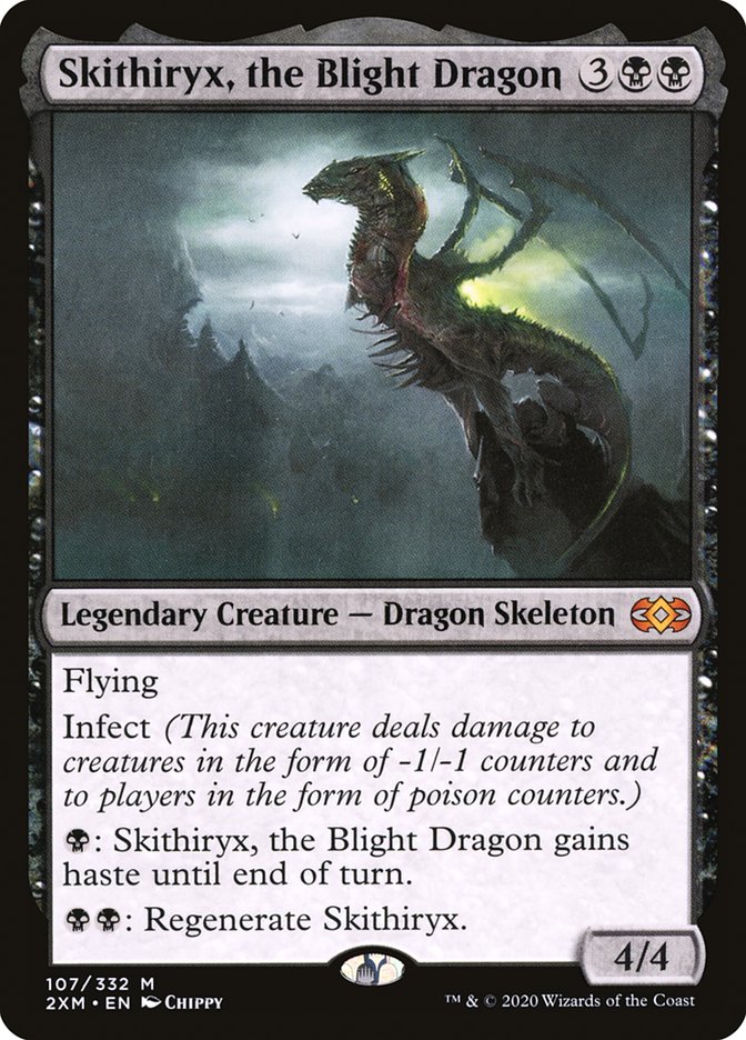 Skithiryx, the Blight Dragon [Double Masters] | Gamer Loot