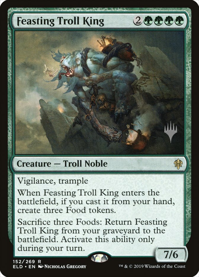 Feasting Troll King (Promo Pack) [Throne of Eldraine Promos] | Gamer Loot