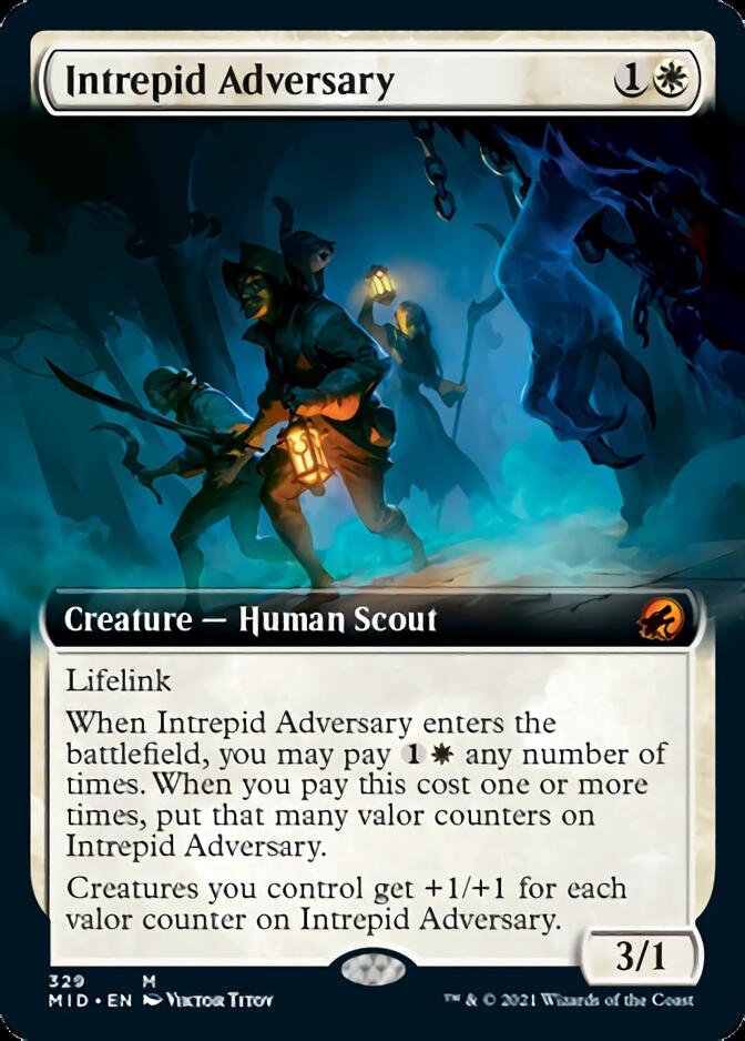 Intrepid Adversary (Extended) [Innistrad: Midnight Hunt] | Gamer Loot