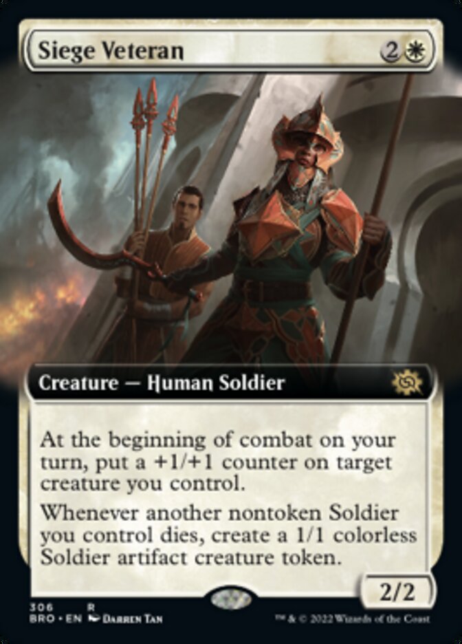 Siege Veteran (Extended Art) [The Brothers' War] | Gamer Loot