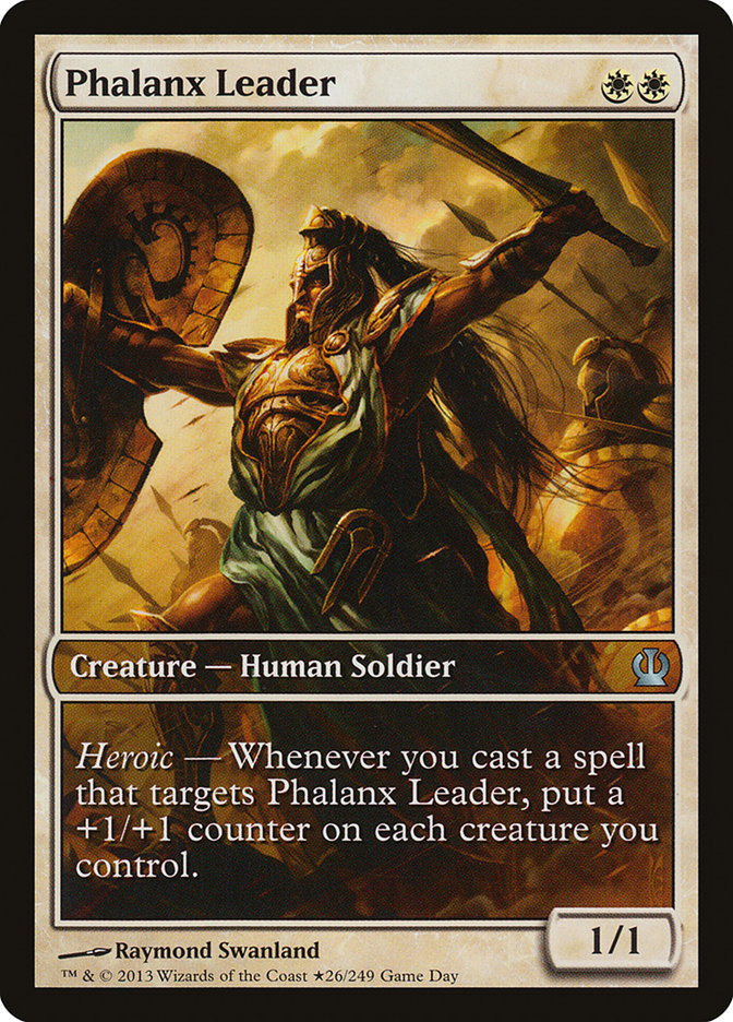 Phalanx Leader (Game Day) (Extended) [Theros Promos] | Gamer Loot