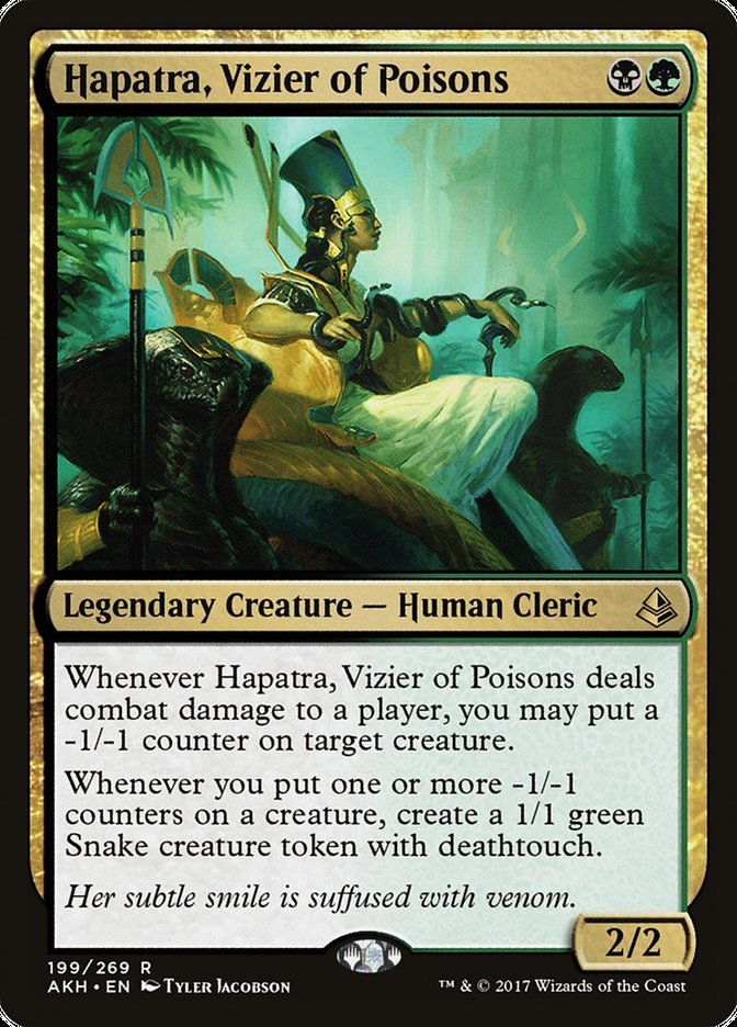 Hapatra, Vizier of Poisons [Amonkhet] | Gamer Loot