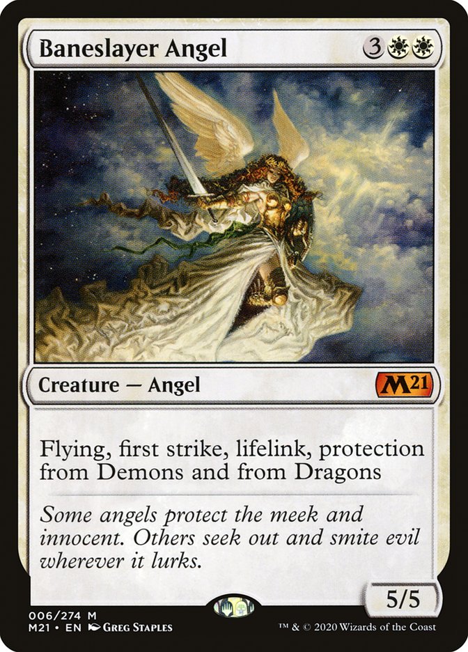 Baneslayer Angel [Core Set 2021] | Gamer Loot