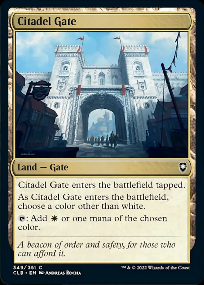 Citadel Gate [Commander Legends: Battle for Baldur's Gate] | Gamer Loot