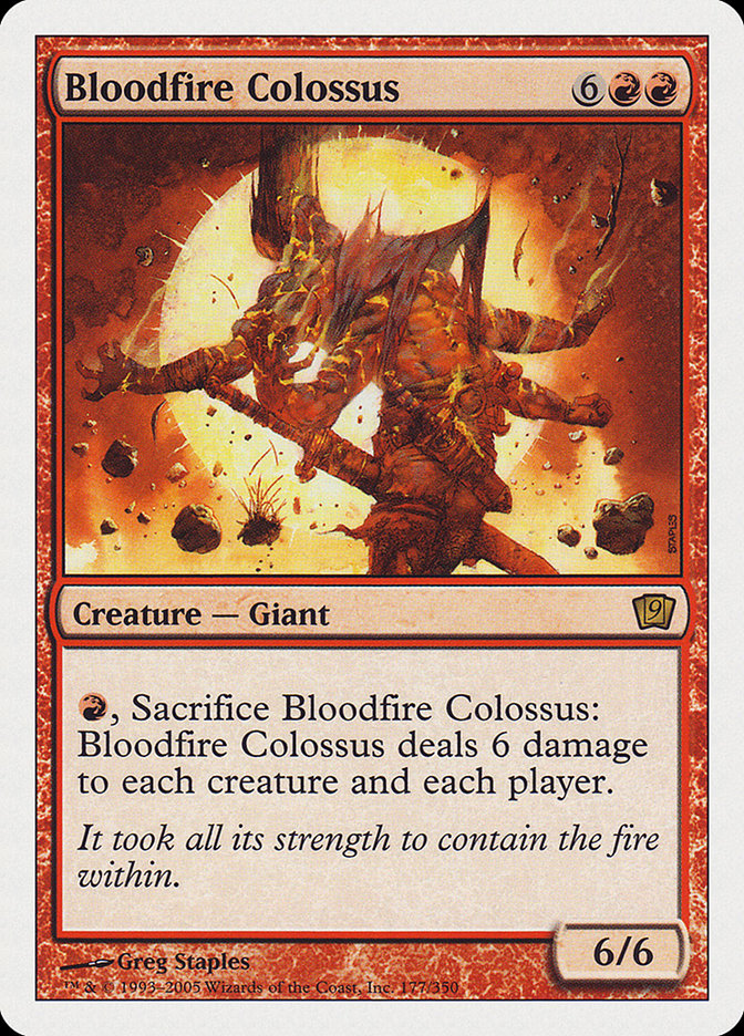 Bloodfire Colossus [Ninth Edition] | Gamer Loot